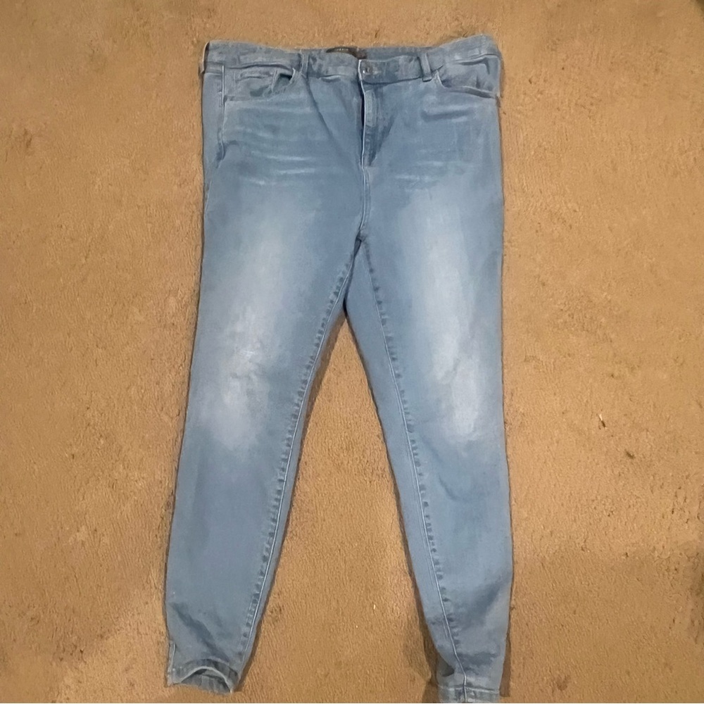 Torrid Medium Blue Super Soft Skinny Jeans
